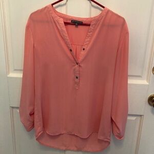 Adriana Papell peach top